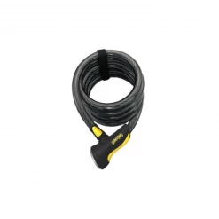 On Guard Doberman Series Coiled Cable Key Lock 185cm X 12mm