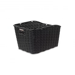 Accessories Basil Weave Synthetic Rear Basket Black